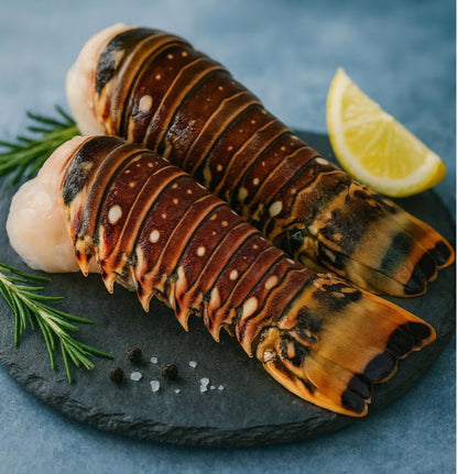 Caribbean Lobster Tails – 6 oz Each (12-Pack) | Flash Frozen | Delivered in 2 Days