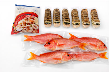 Family Seafood Combo – Caribbean Lobster, Snapper & Seafood Mix (Ships in 2 Days)